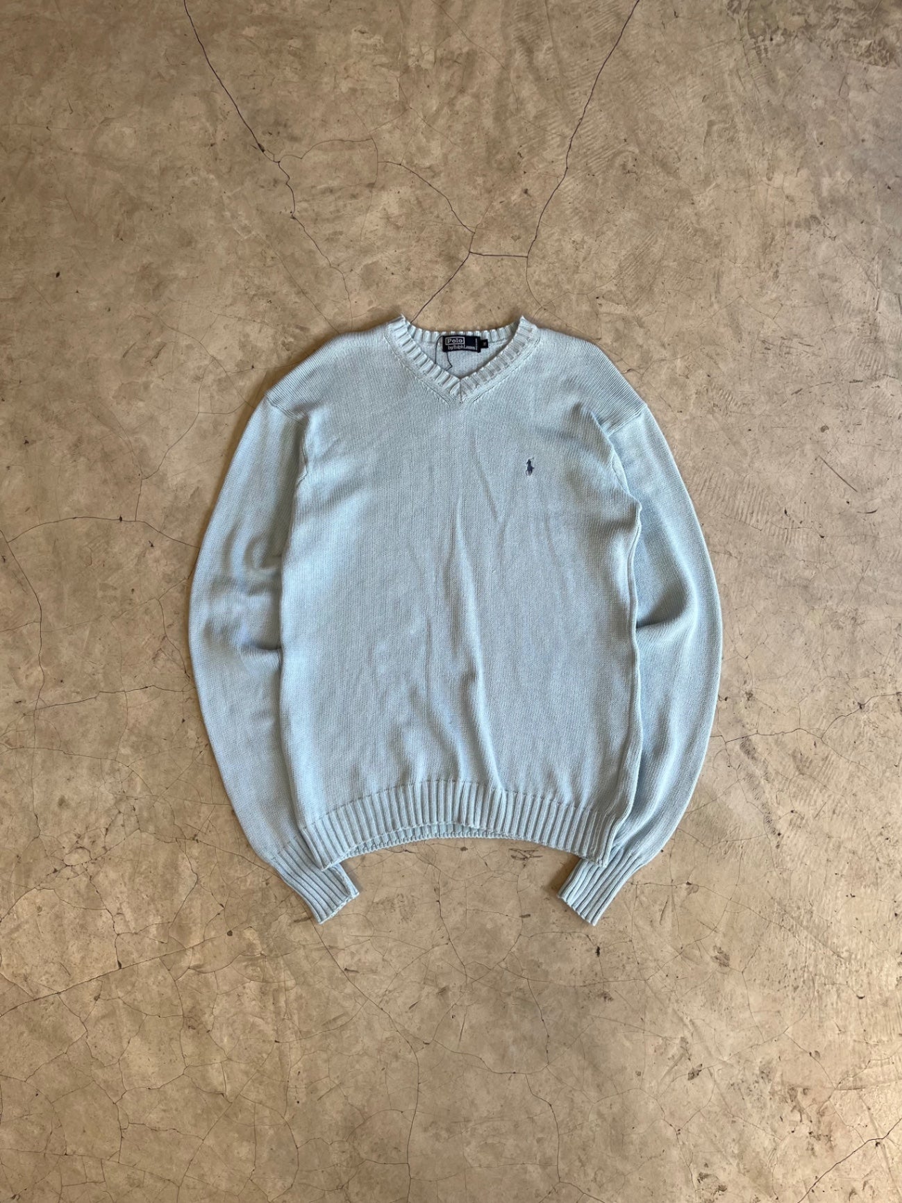 Polo Ralph Lauren Light Blue Knit Crewneck