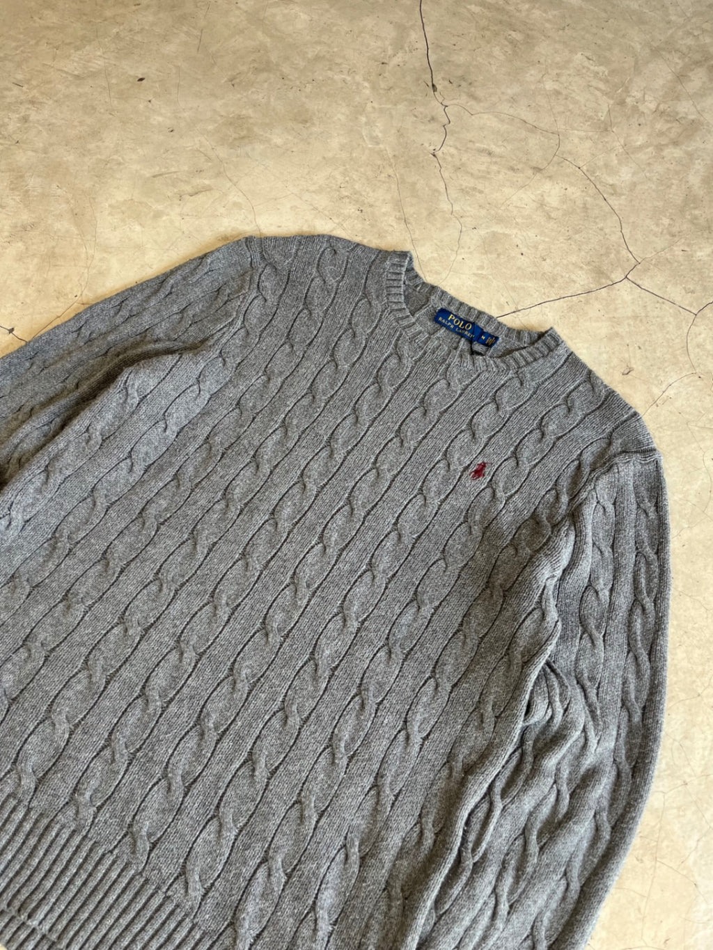 Polo Ralph Lauren Grey Knit Crewneck