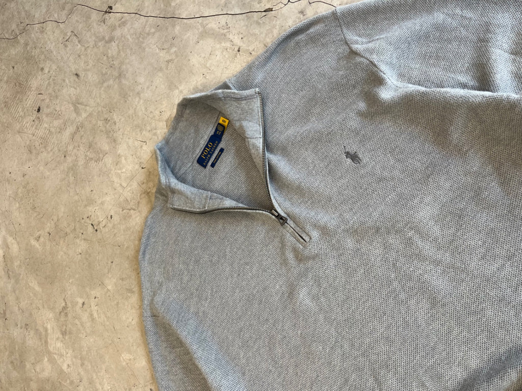 Grey RL 1/4 Zip