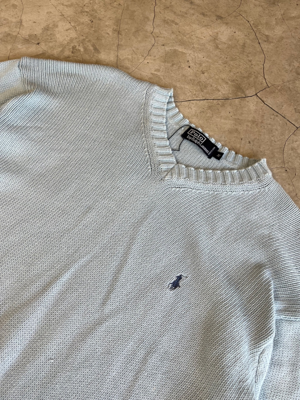 Polo Ralph Lauren Light Blue Knit Crewneck