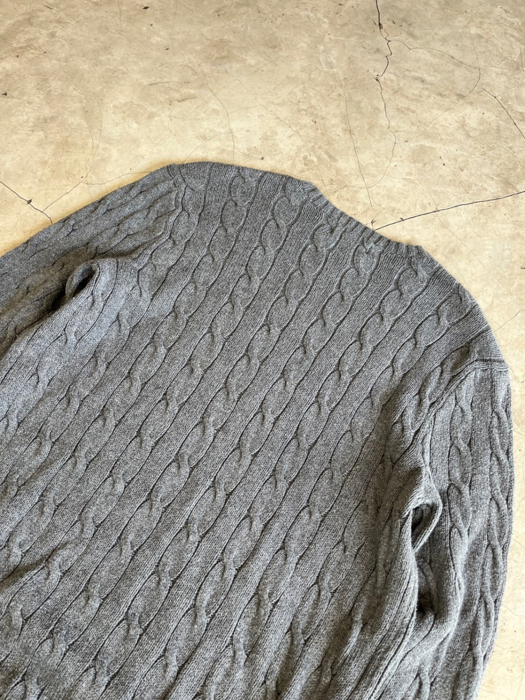Polo Ralph Lauren Grey Knit Crewneck