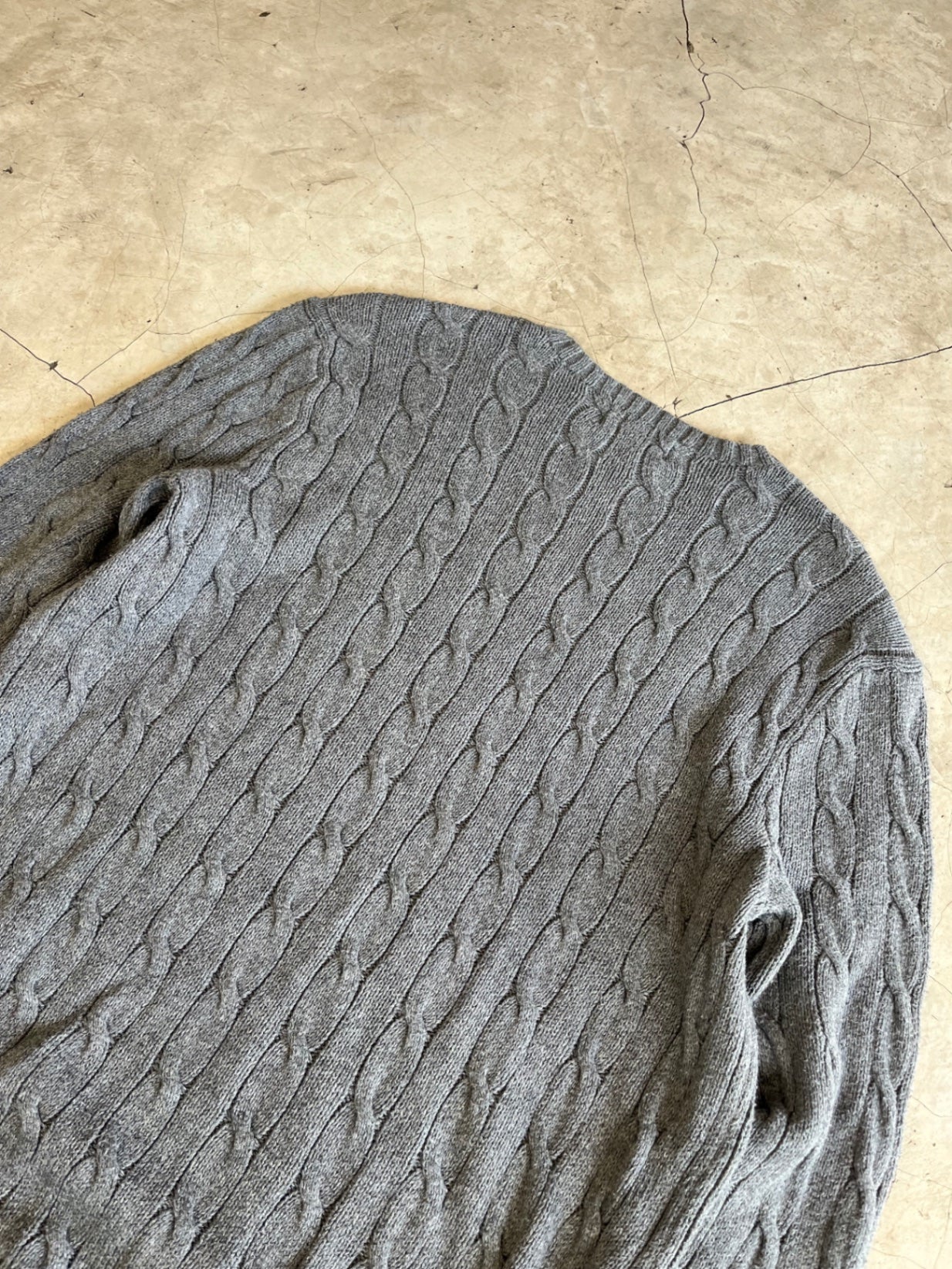 Polo Ralph Lauren Grey Knit Crewneck