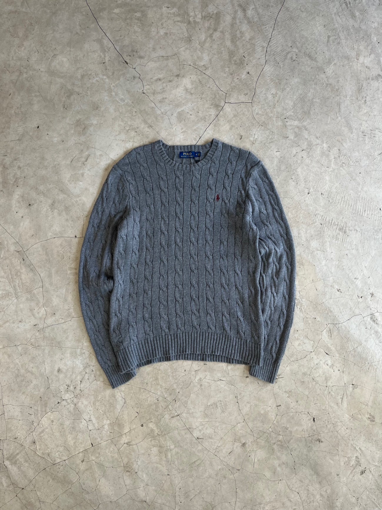 Polo Ralph Lauren Grey Knit Crewneck