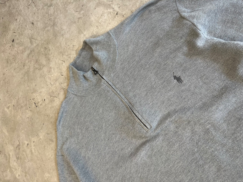 Grey RL 1/4 Zip