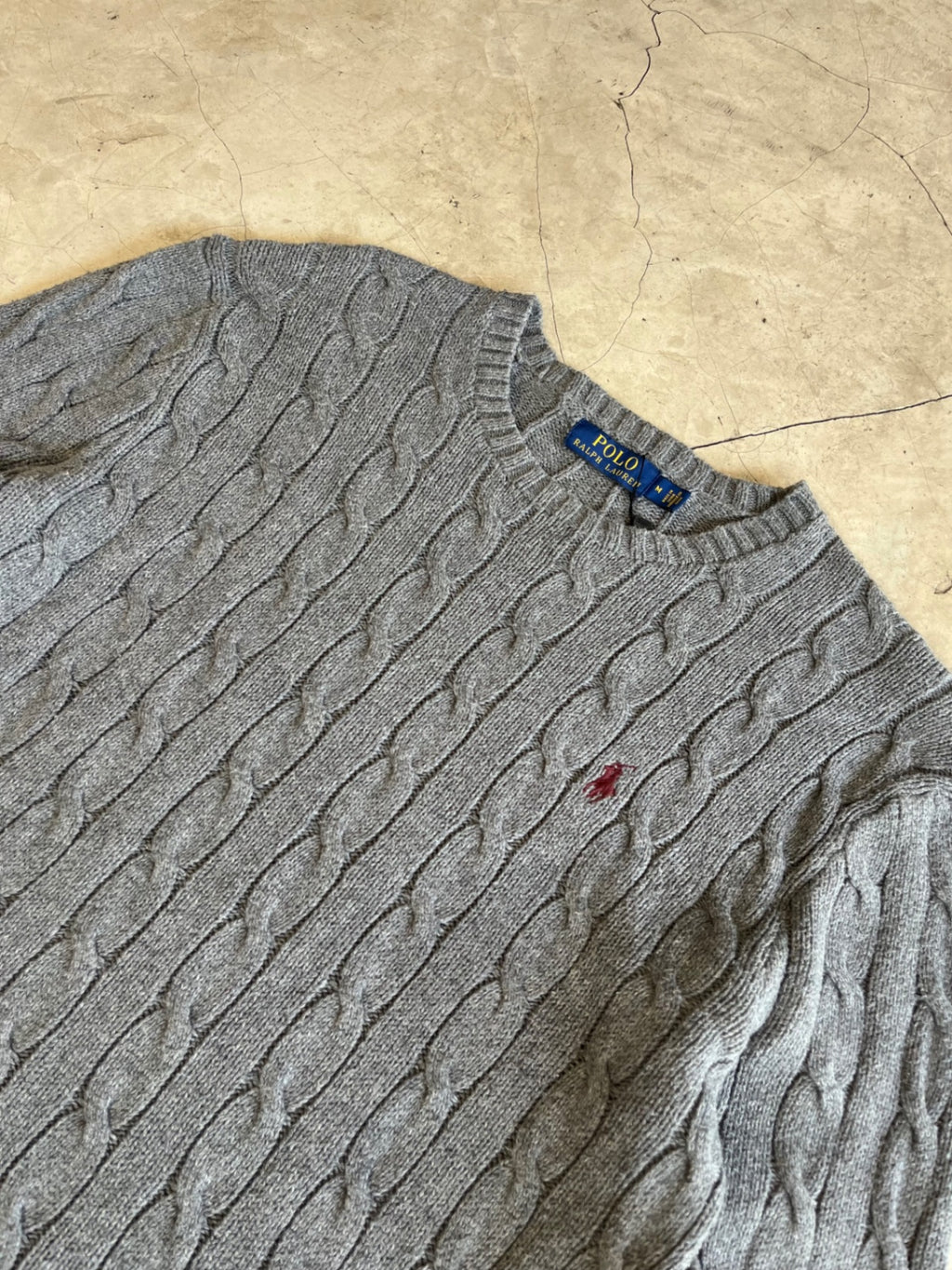 Polo Ralph Lauren Grey Knit Crewneck