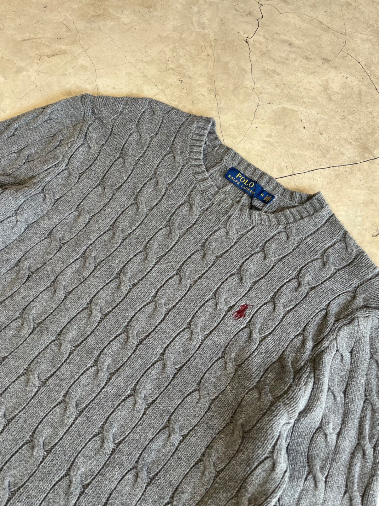 Polo Ralph Lauren Grey Knit Crewneck