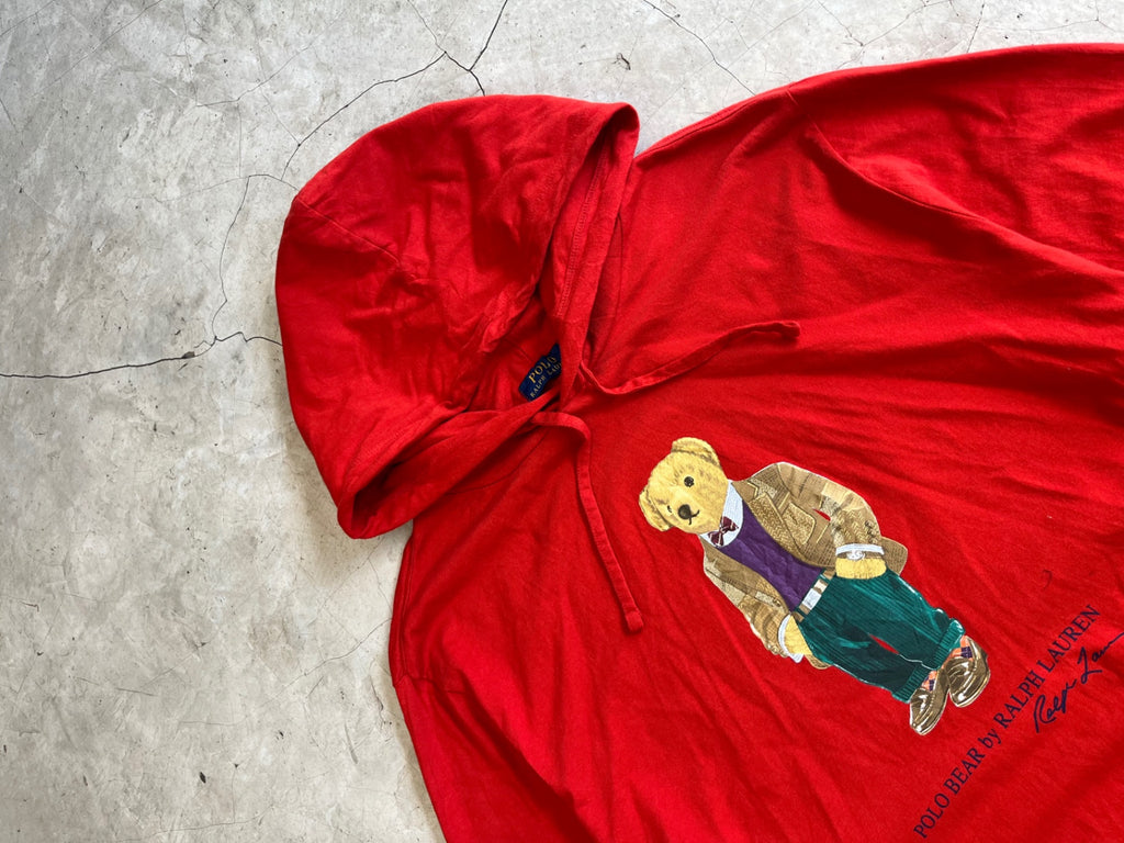 RL Bear Orange Hoodie