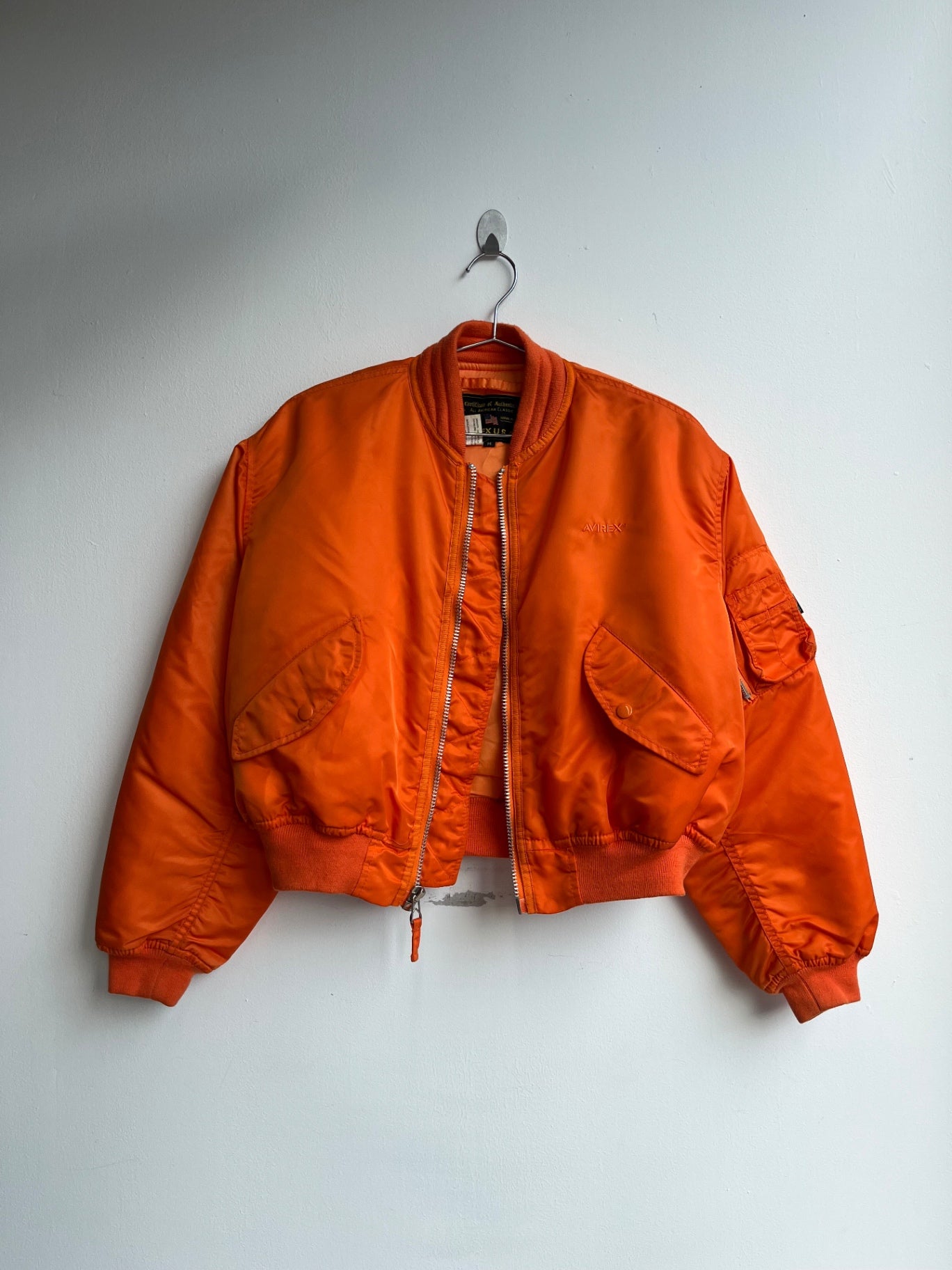 Avirex USA Orange Flight Jacket