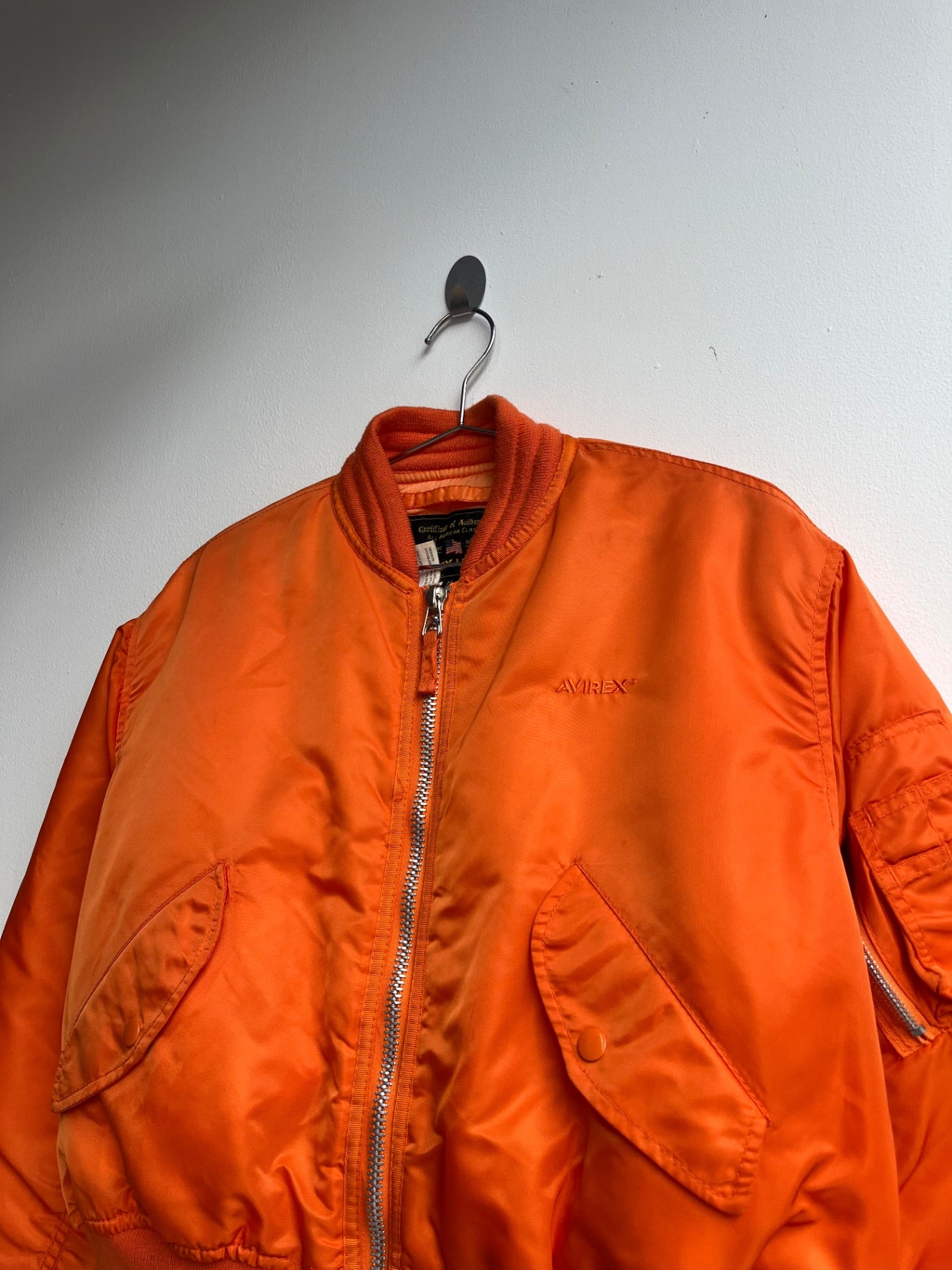 Avirex USA Orange Flight Jacket