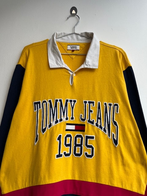 Tommy Jeans Yellow Rugby Shirt