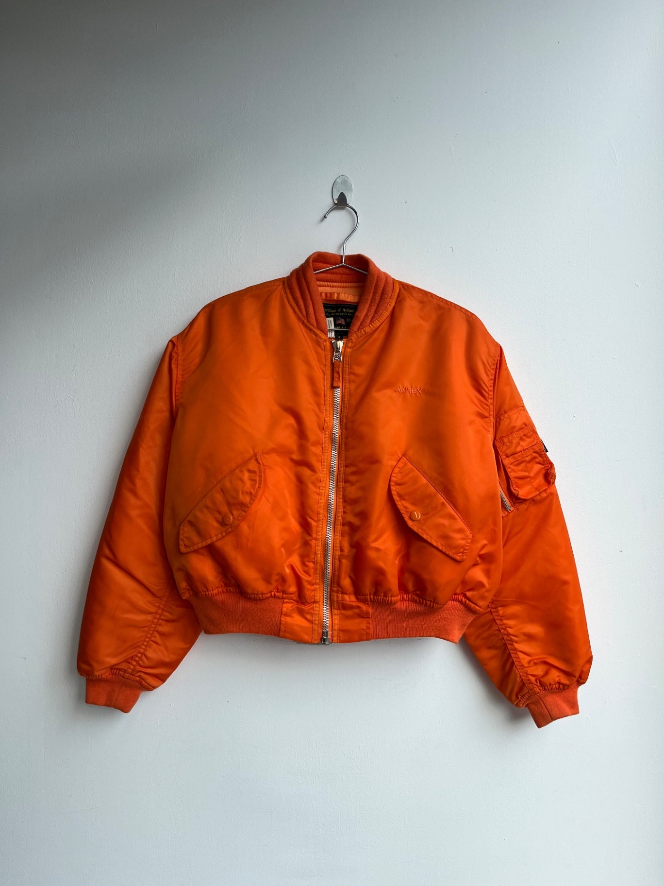 Avirex USA Orange Flight Jacket