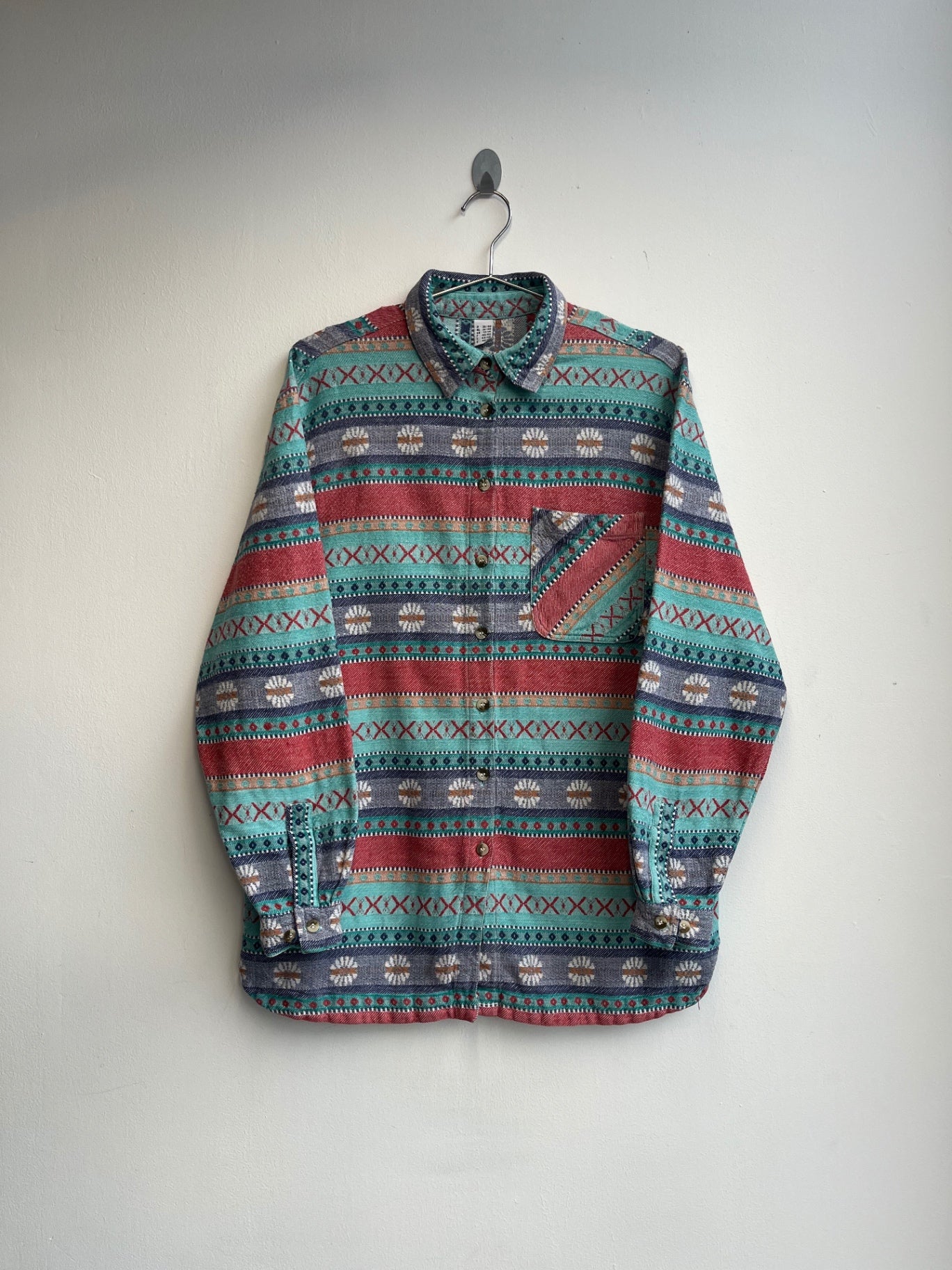 Patterned Long Sleeve Shirt