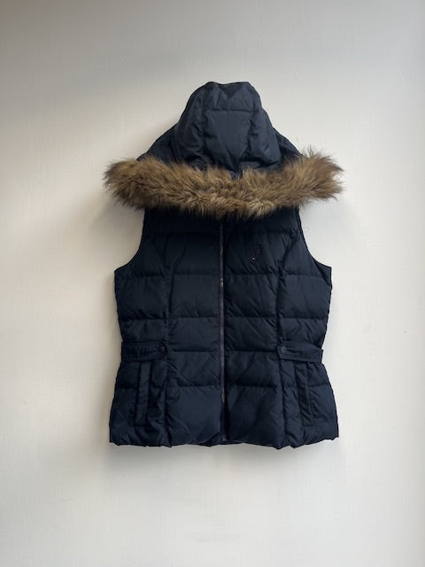 Tommy Hilfiger Navy Hooded Gilet
