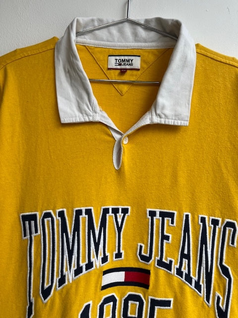 Tommy Jeans Yellow Rugby Shirt