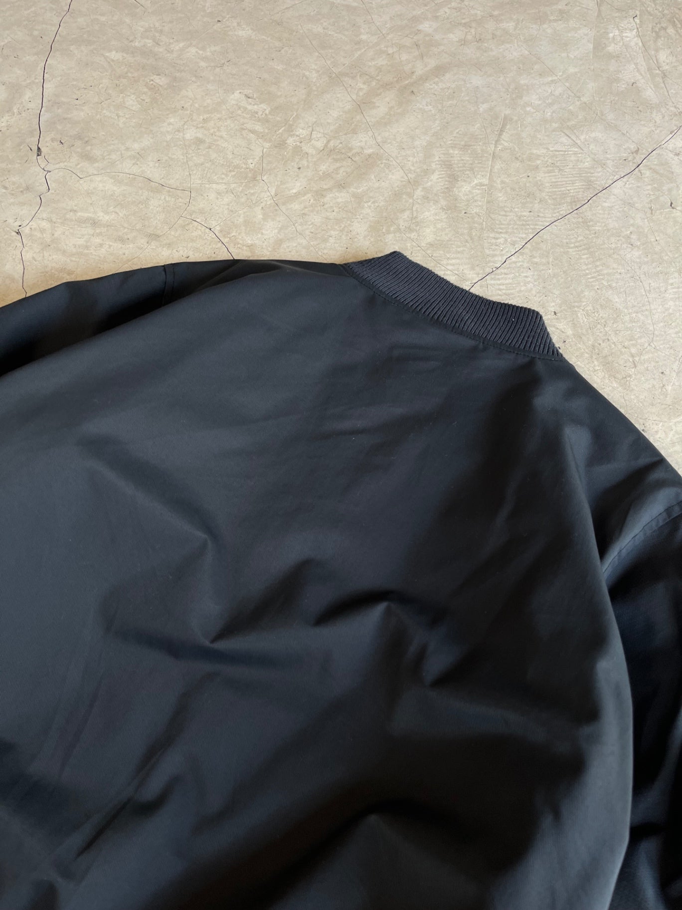 Stussy Black Bomber Jacket