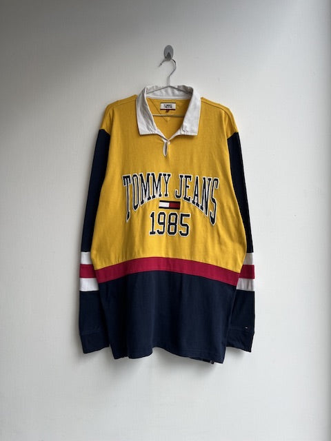 Tommy Jeans Yellow Rugby Shirt