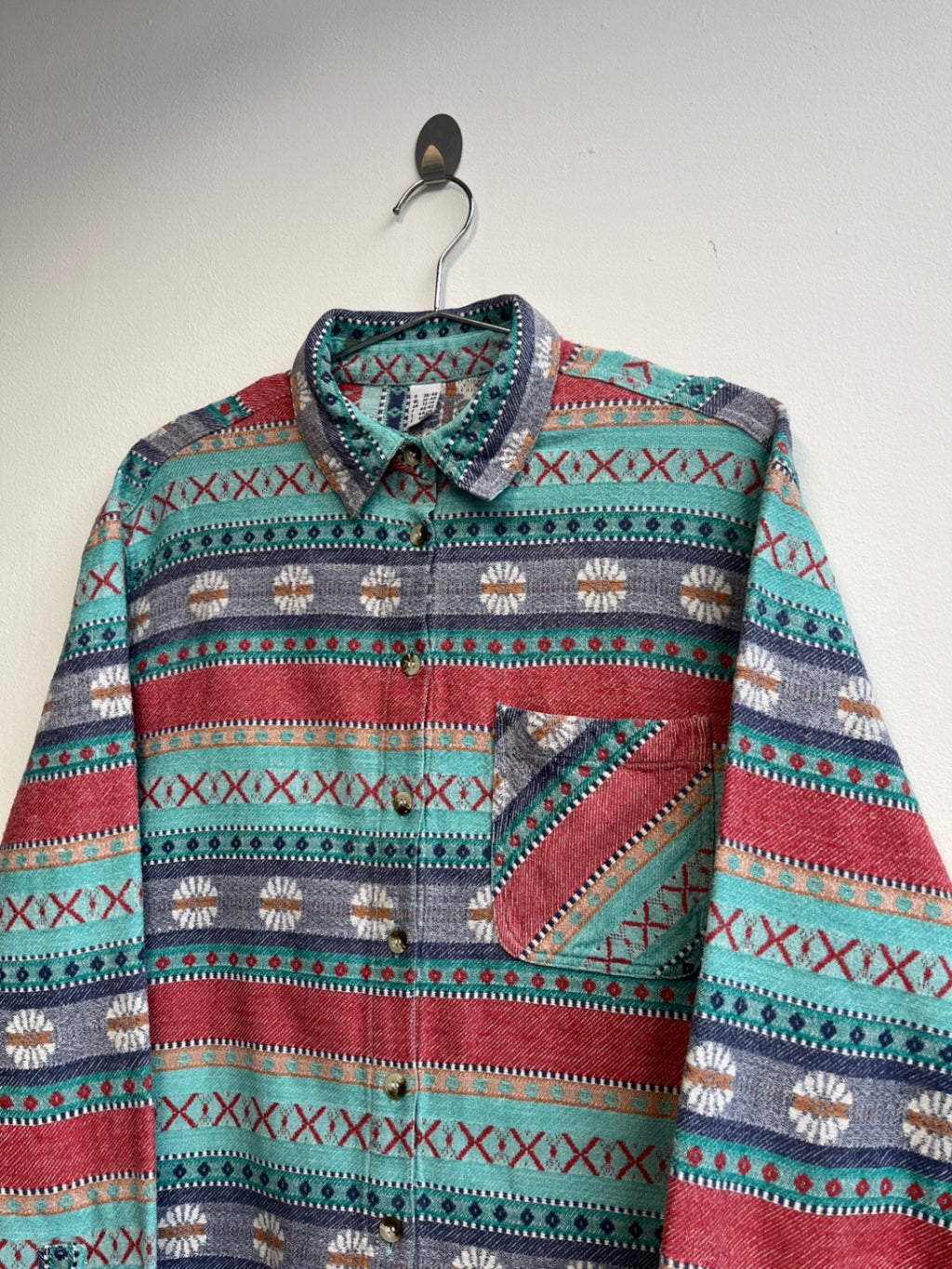 Patterned Long Sleeve Shirt