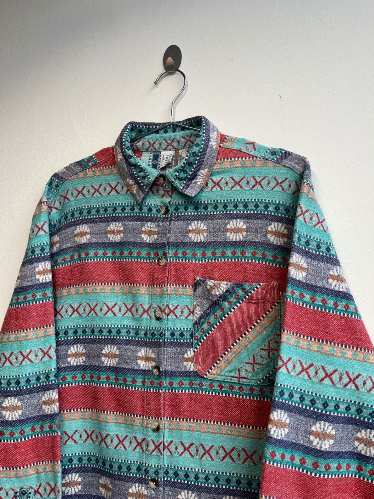 Patterned Long Sleeve Shirt