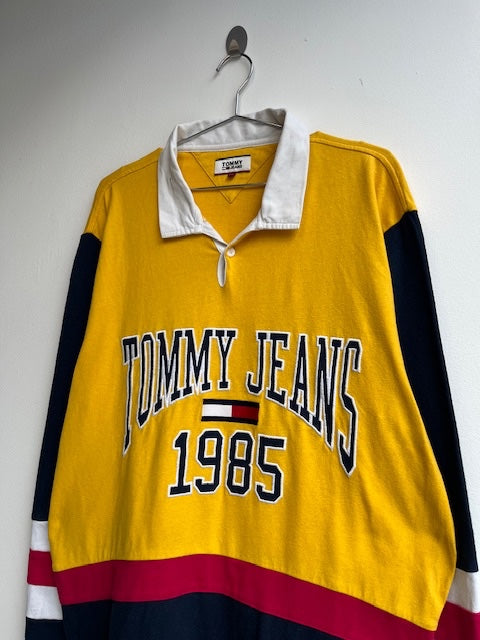 Tommy Jeans Yellow Rugby Shirt