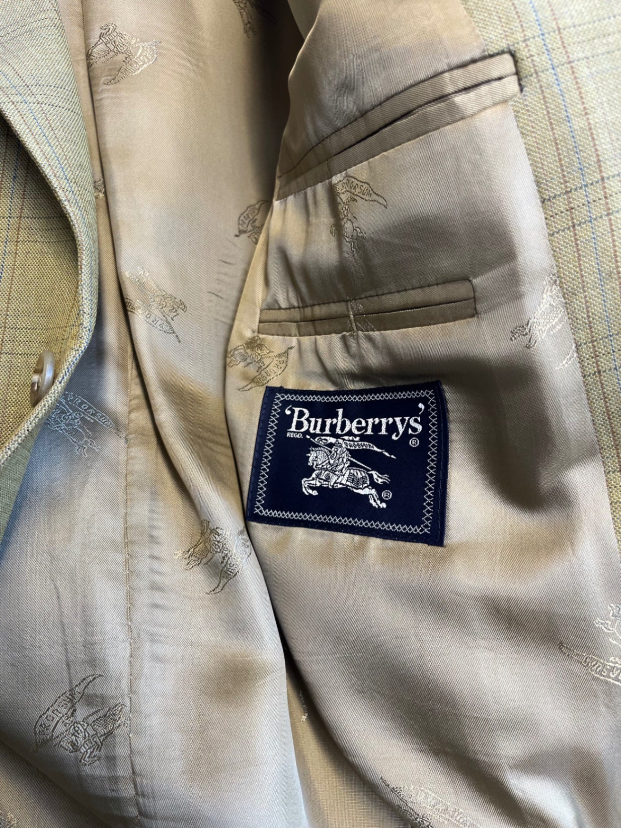 Burberry Plaid Blazer