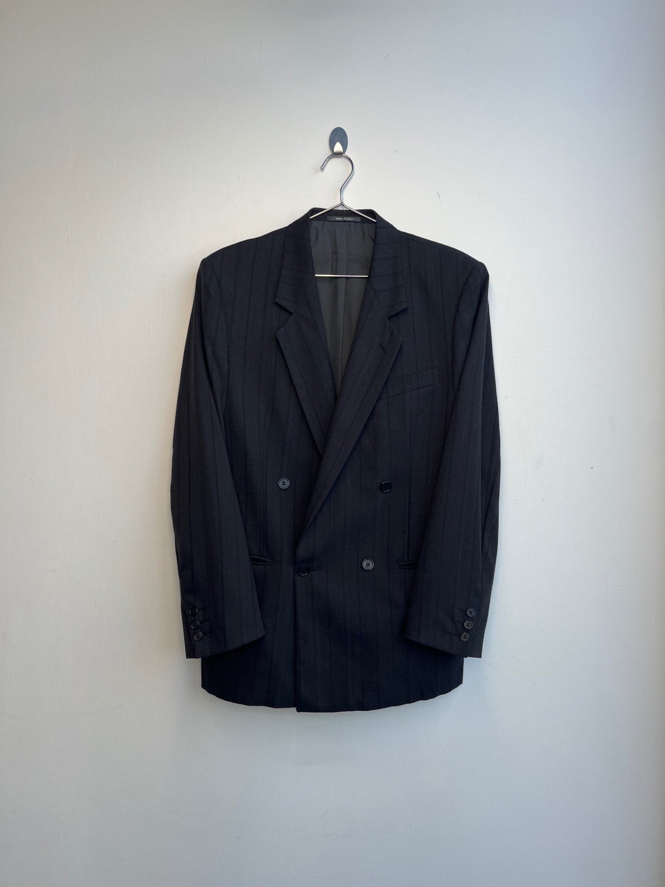 Striped Double Breasted Blazer