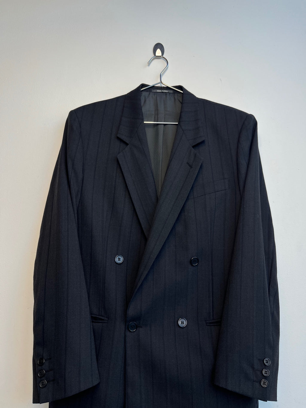 Striped Double Breasted Blazer