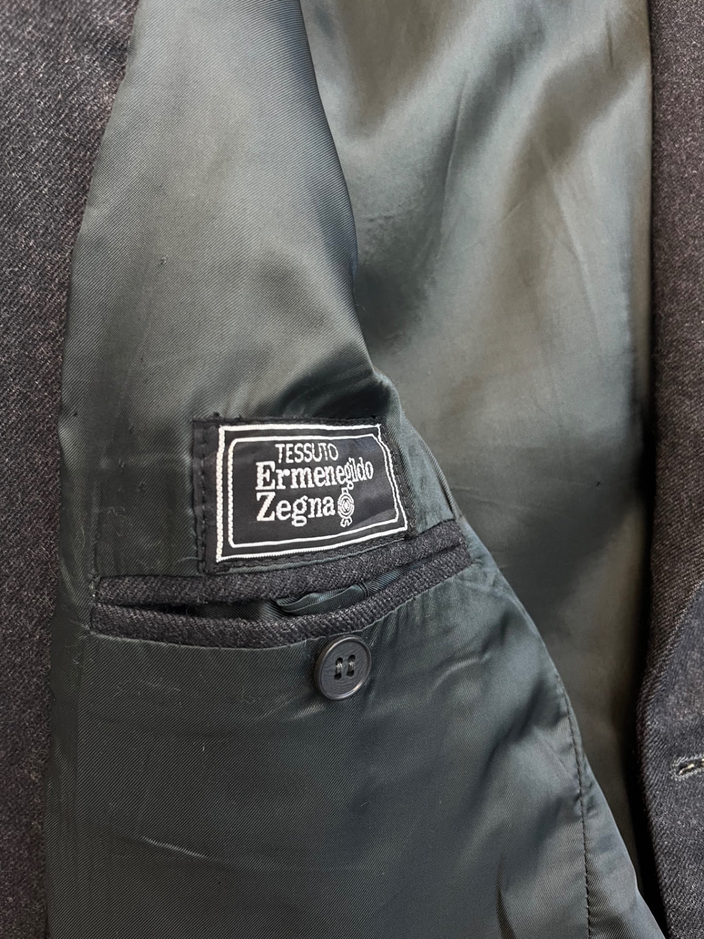 Tessuto Ermenegildo Zegna Charcoal Blazer