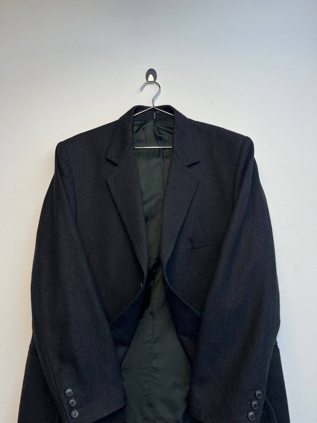 Tessuto Ermenegildo Zegna Charcoal Blazer
