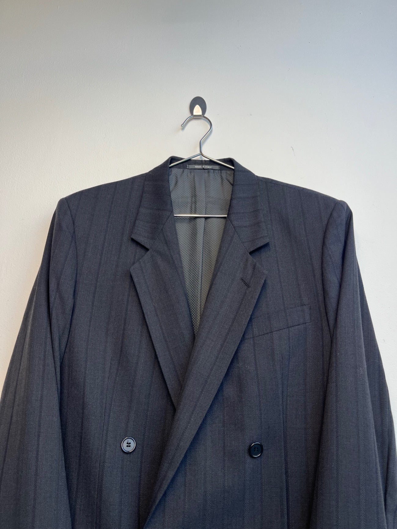 Striped Double Breasted Blazer