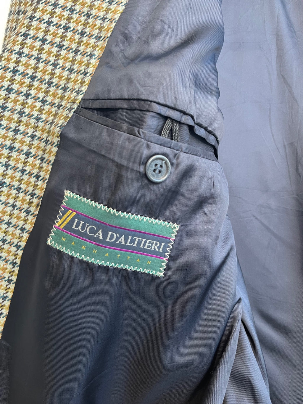 Luca D'Altieri Houndstooth Blazer
