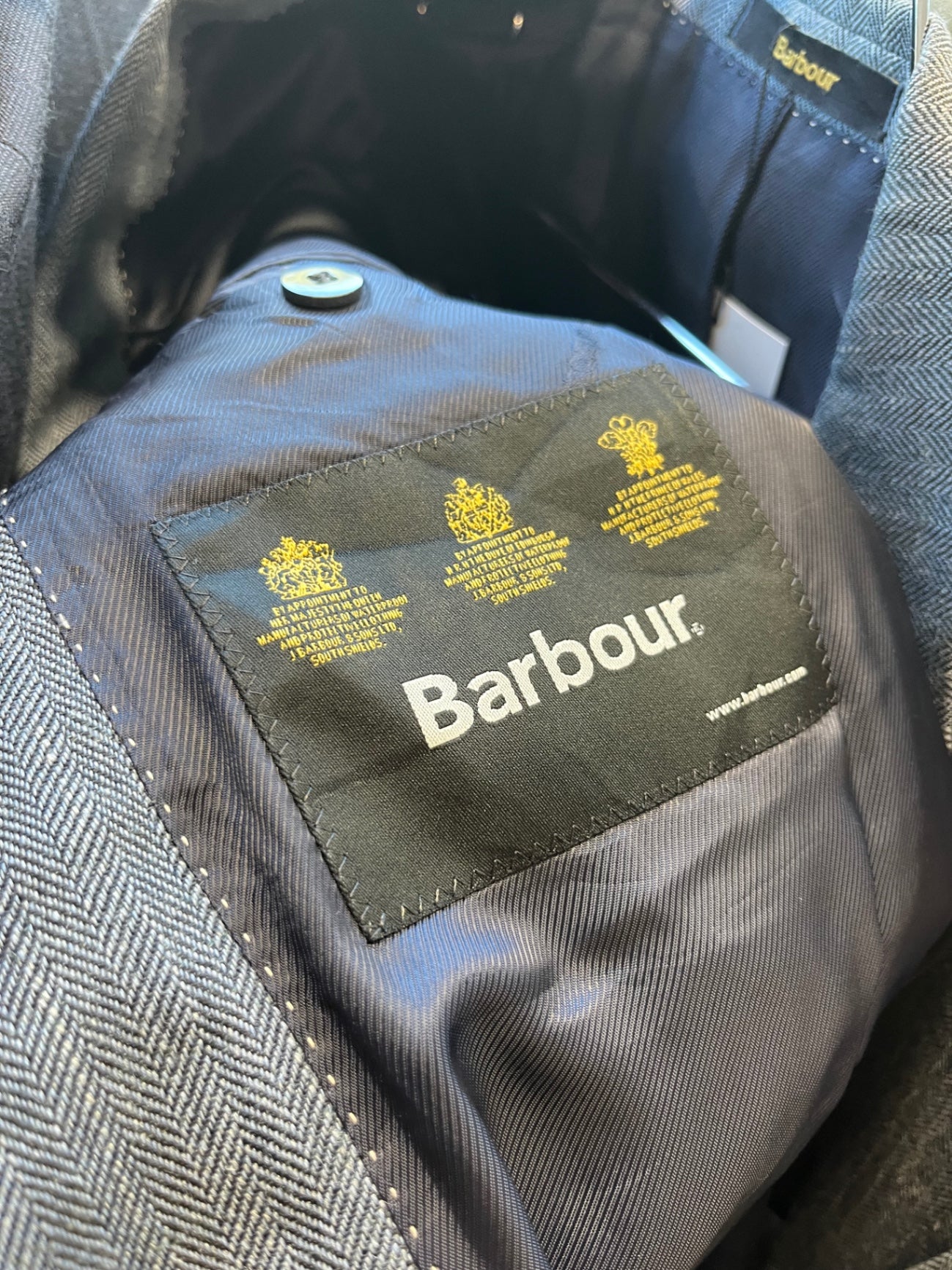 Barbour Herringbone Blazer