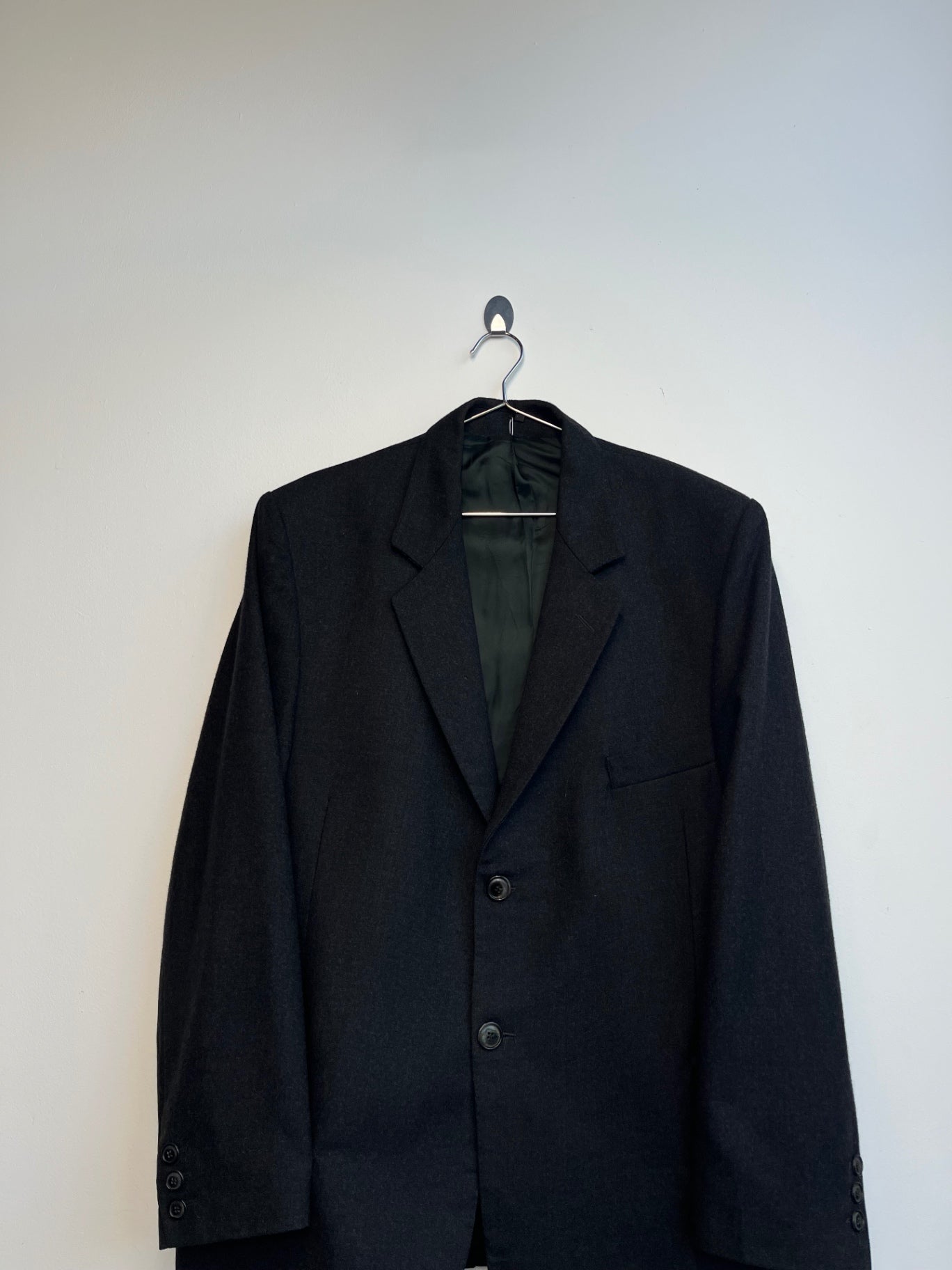 Tessuto Ermenegildo Zegna Charcoal Blazer