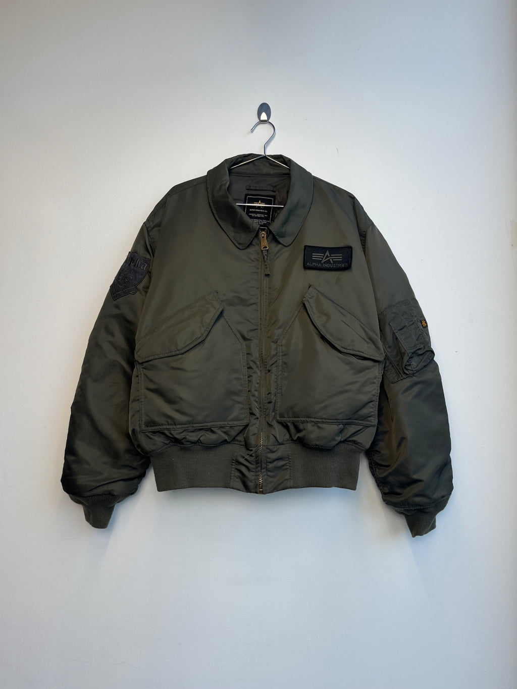 Alpha Industries Green Bomber Jacket