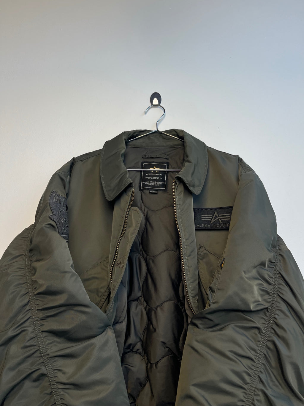 Alpha Industries Green Bomber Jacket