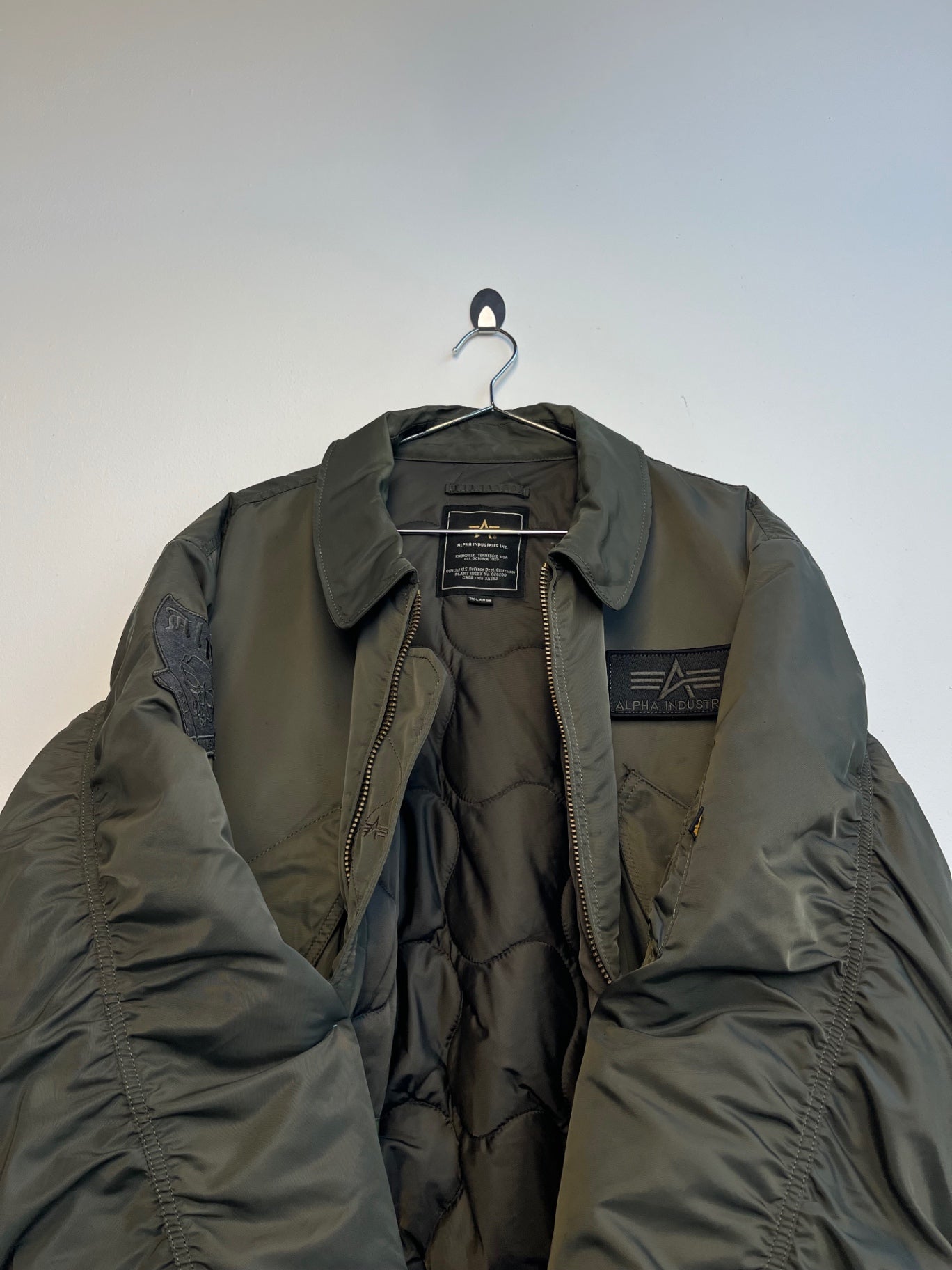 Alpha Industries Green Bomber Jacket