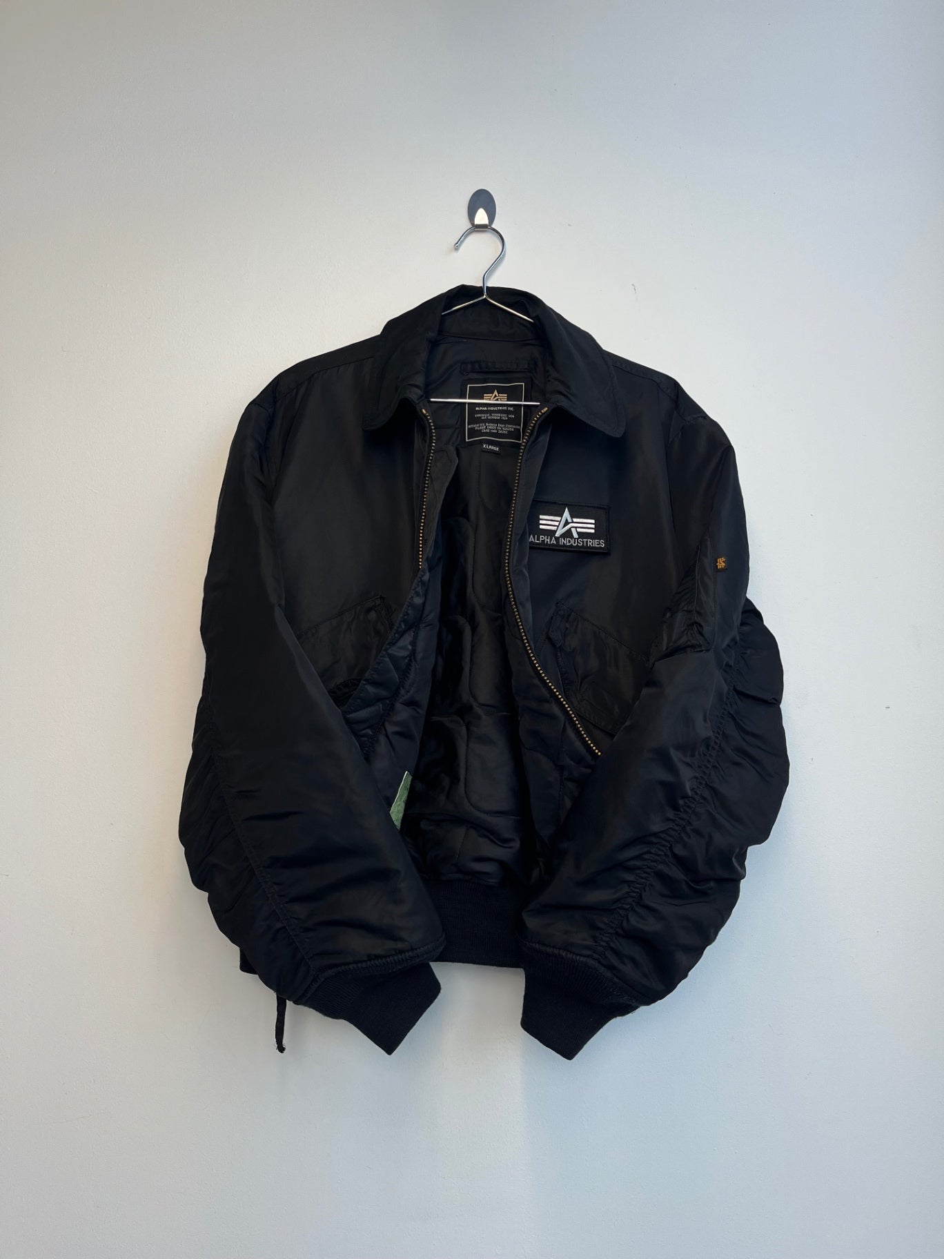 Alpha Industries Black Bomber Jacket
