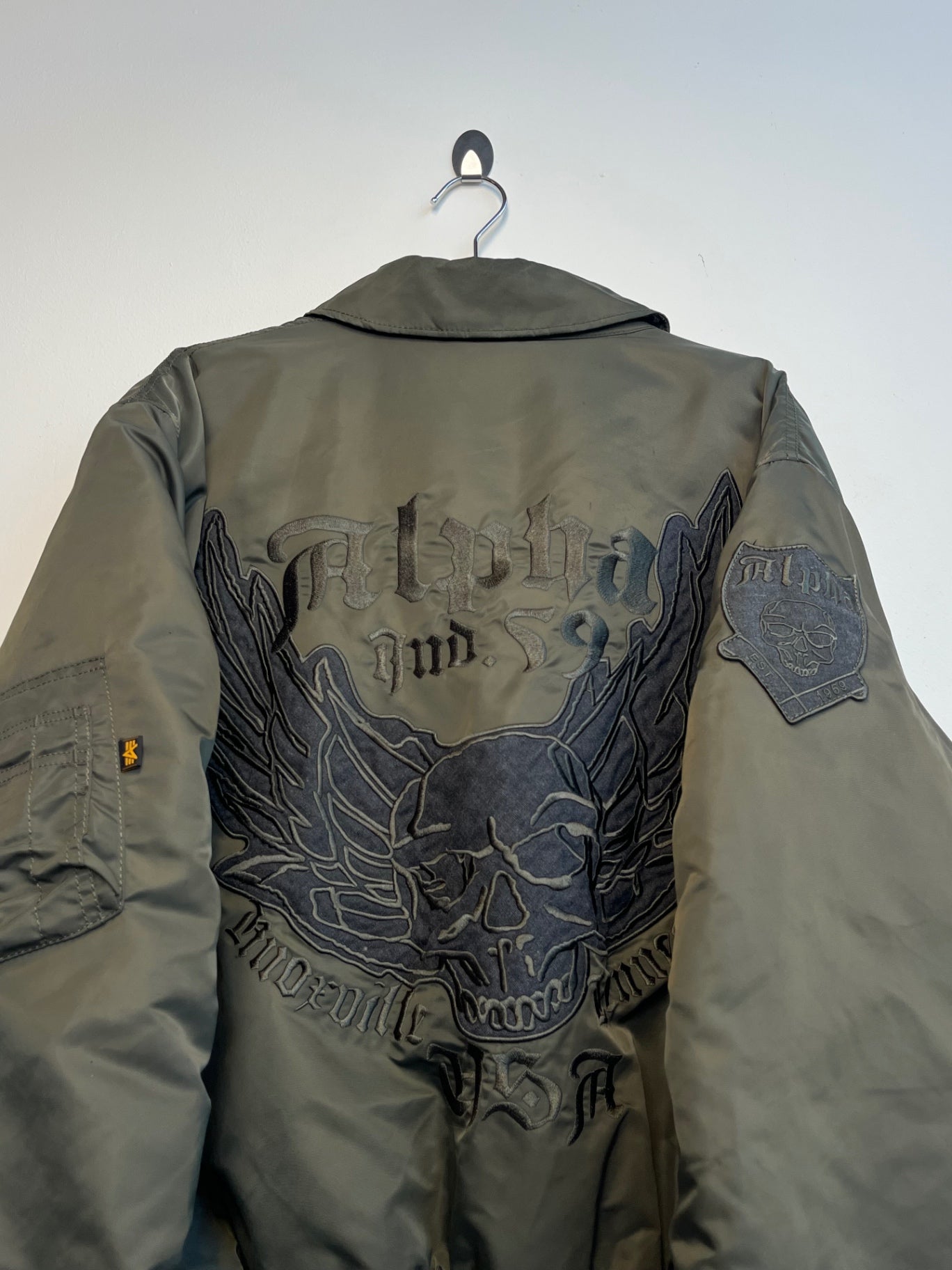 Alpha Industries Green Bomber Jacket