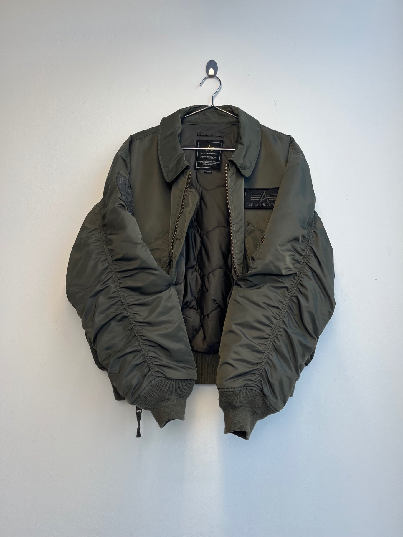 Alpha Industries Green Bomber Jacket