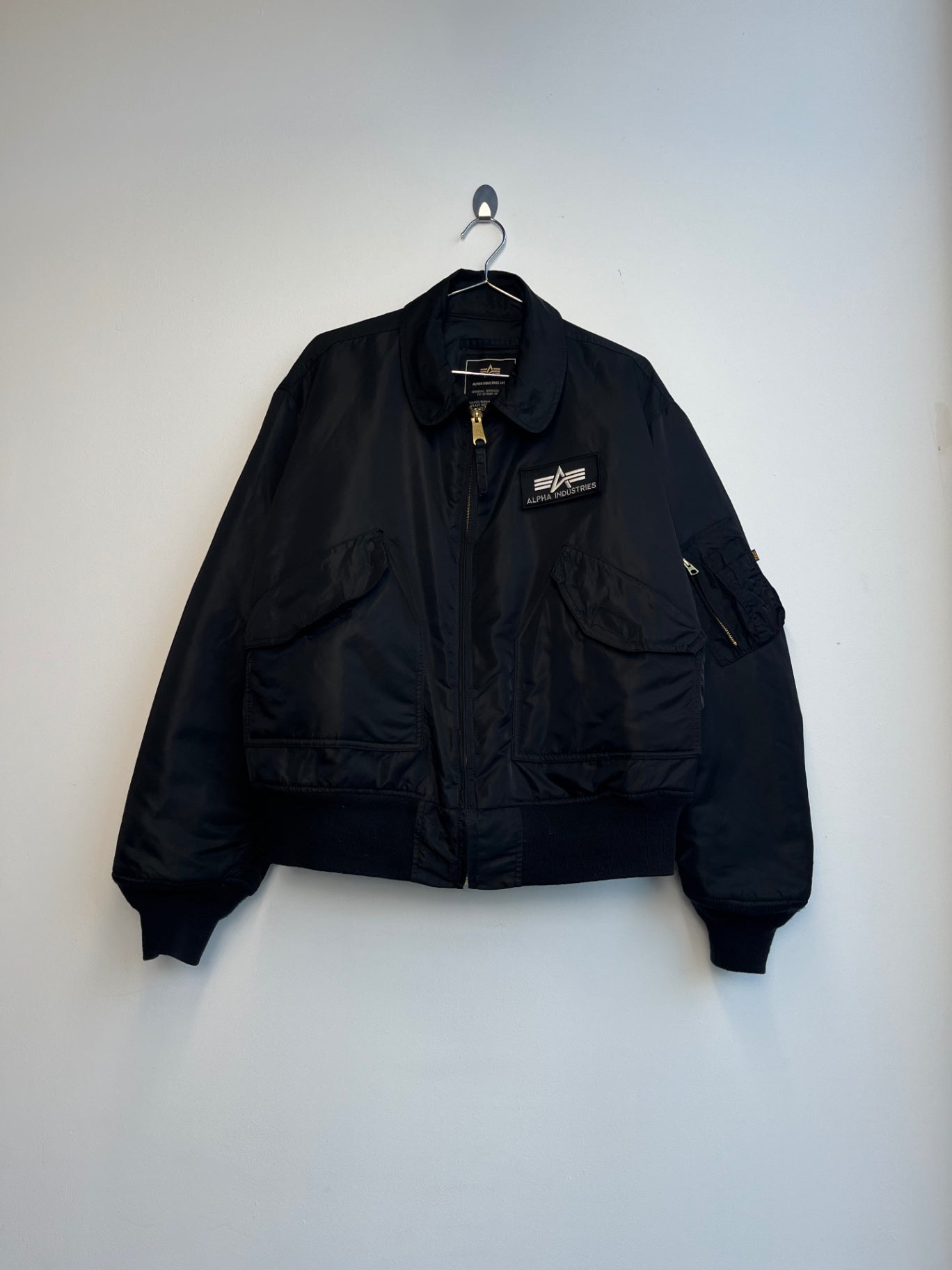 Alpha Industries Black Bomber Jacket