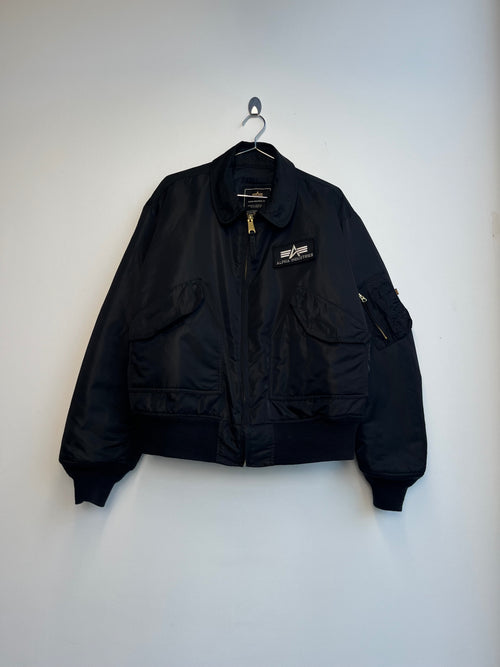 Alpha Industries Black Bomber Jacket