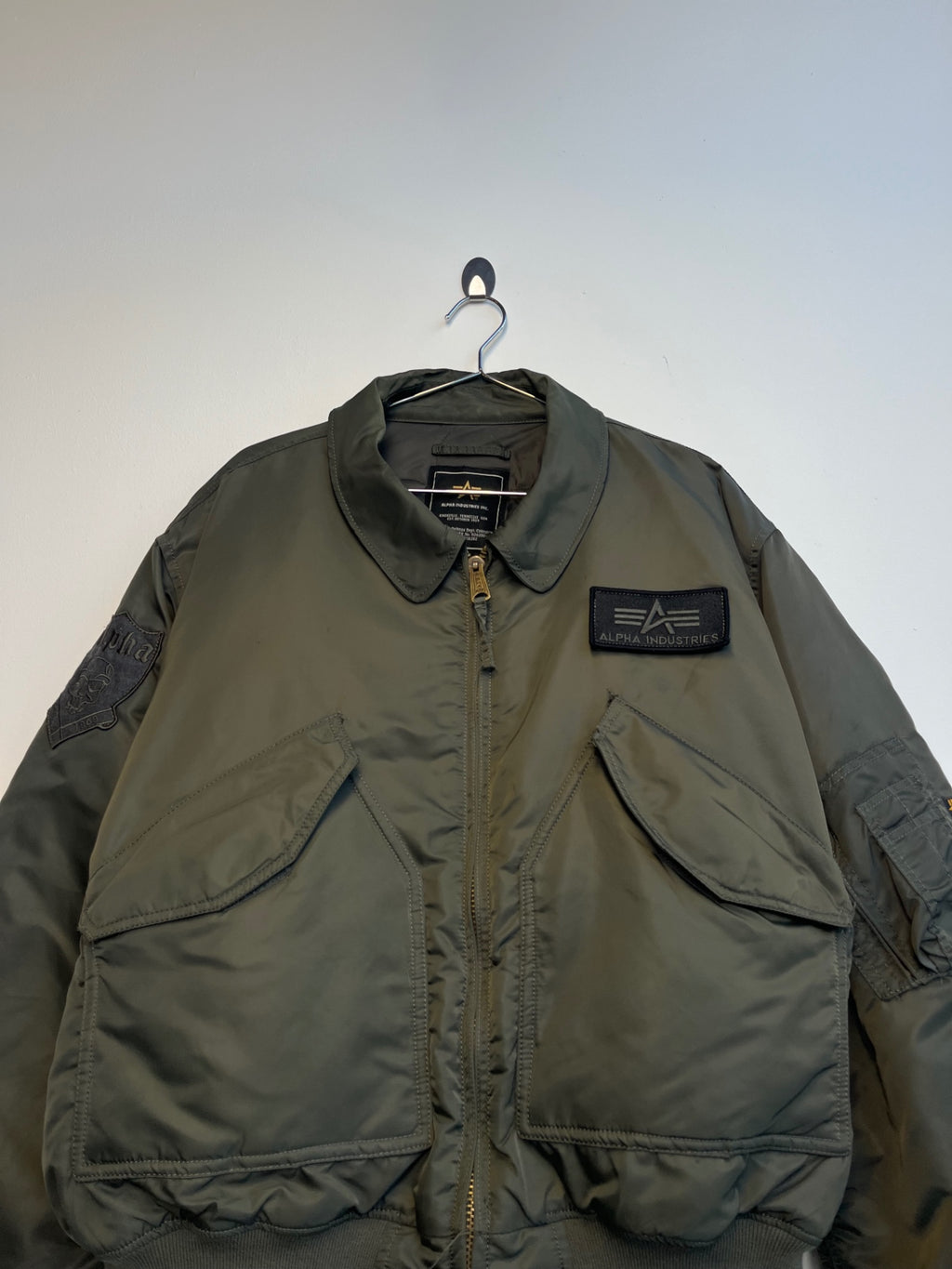 Alpha Industries Green Bomber Jacket