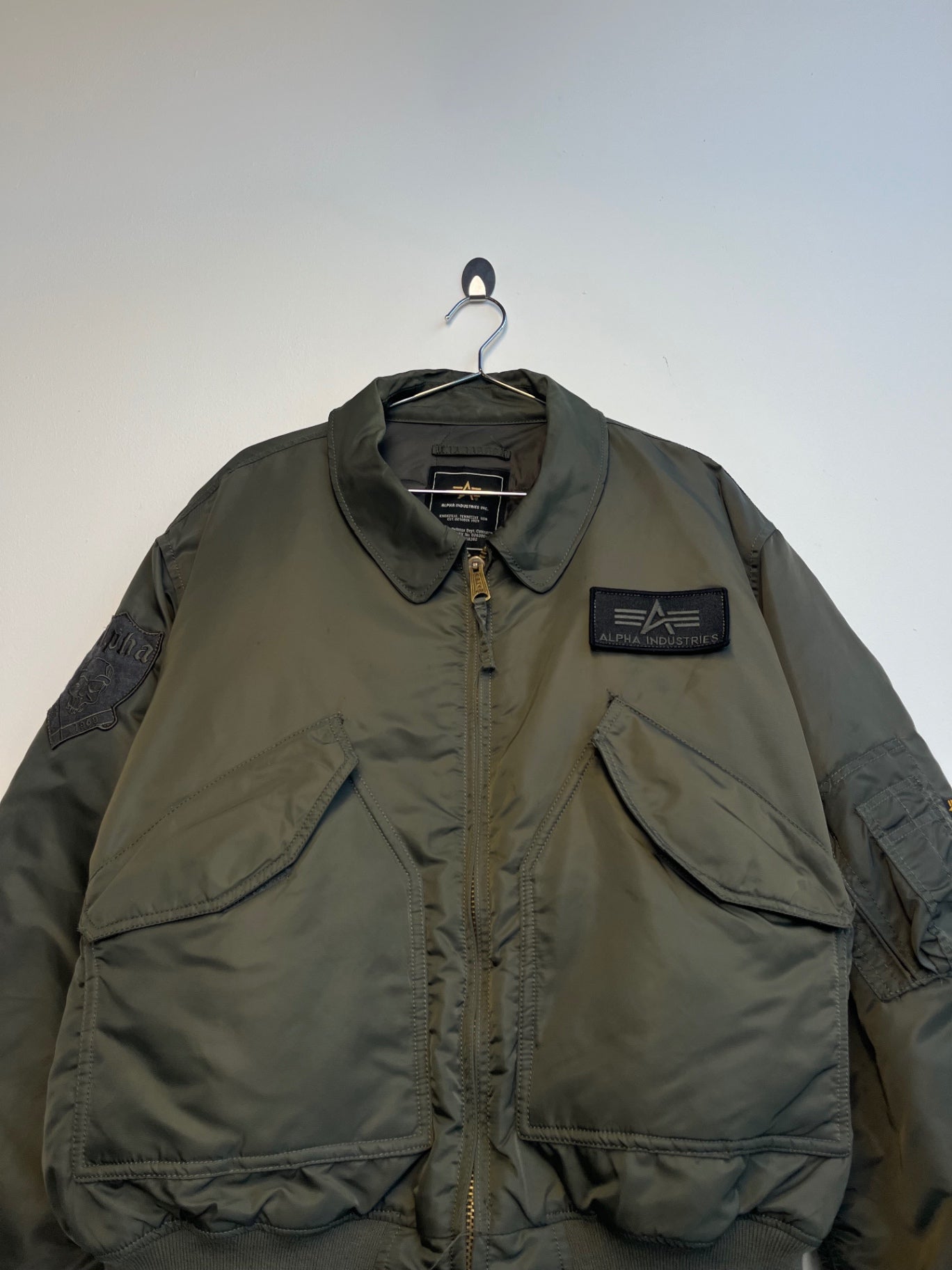 Alpha Industries Green Bomber Jacket