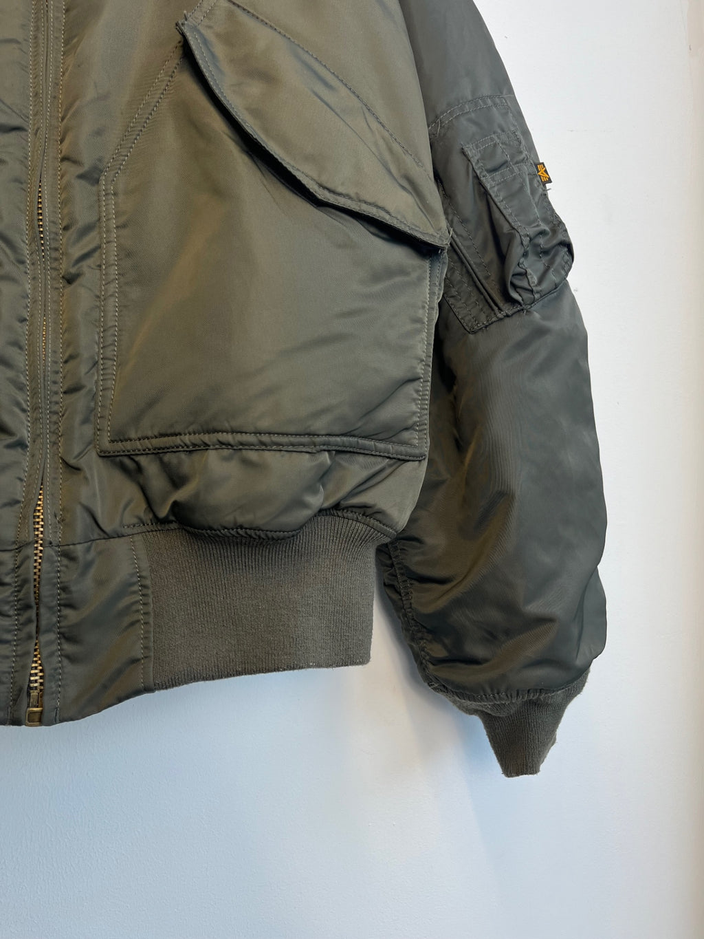 Alpha Industries Green Bomber Jacket