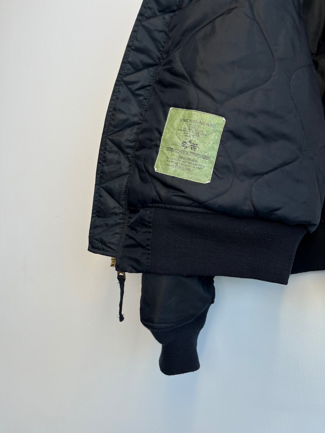 Alpha Industries Black Bomber Jacket