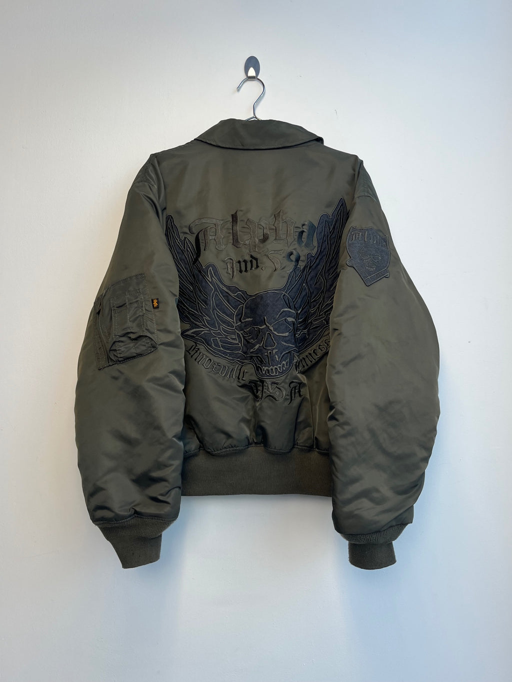 Alpha Industries Green Bomber Jacket