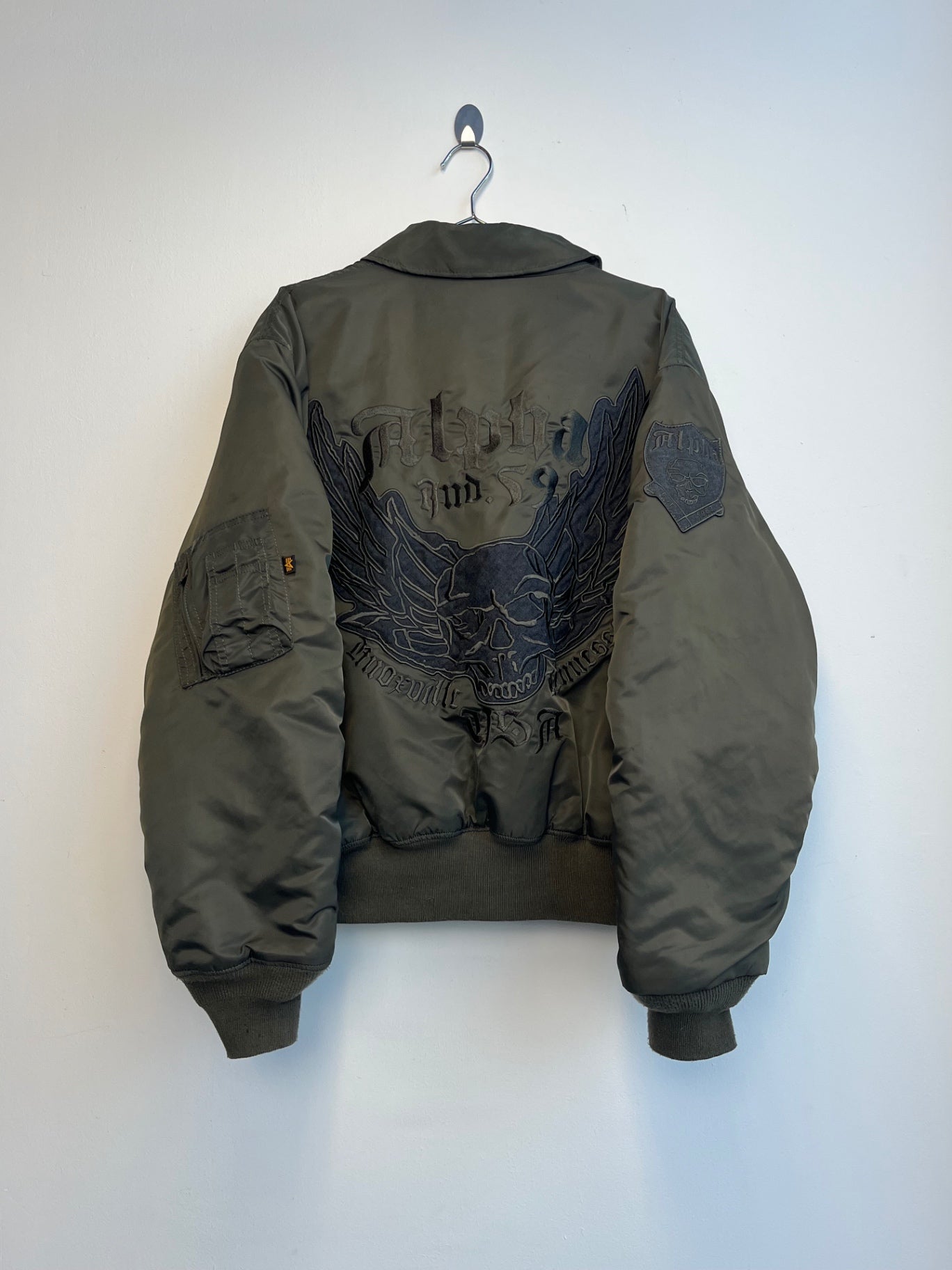 Alpha Industries Green Bomber Jacket