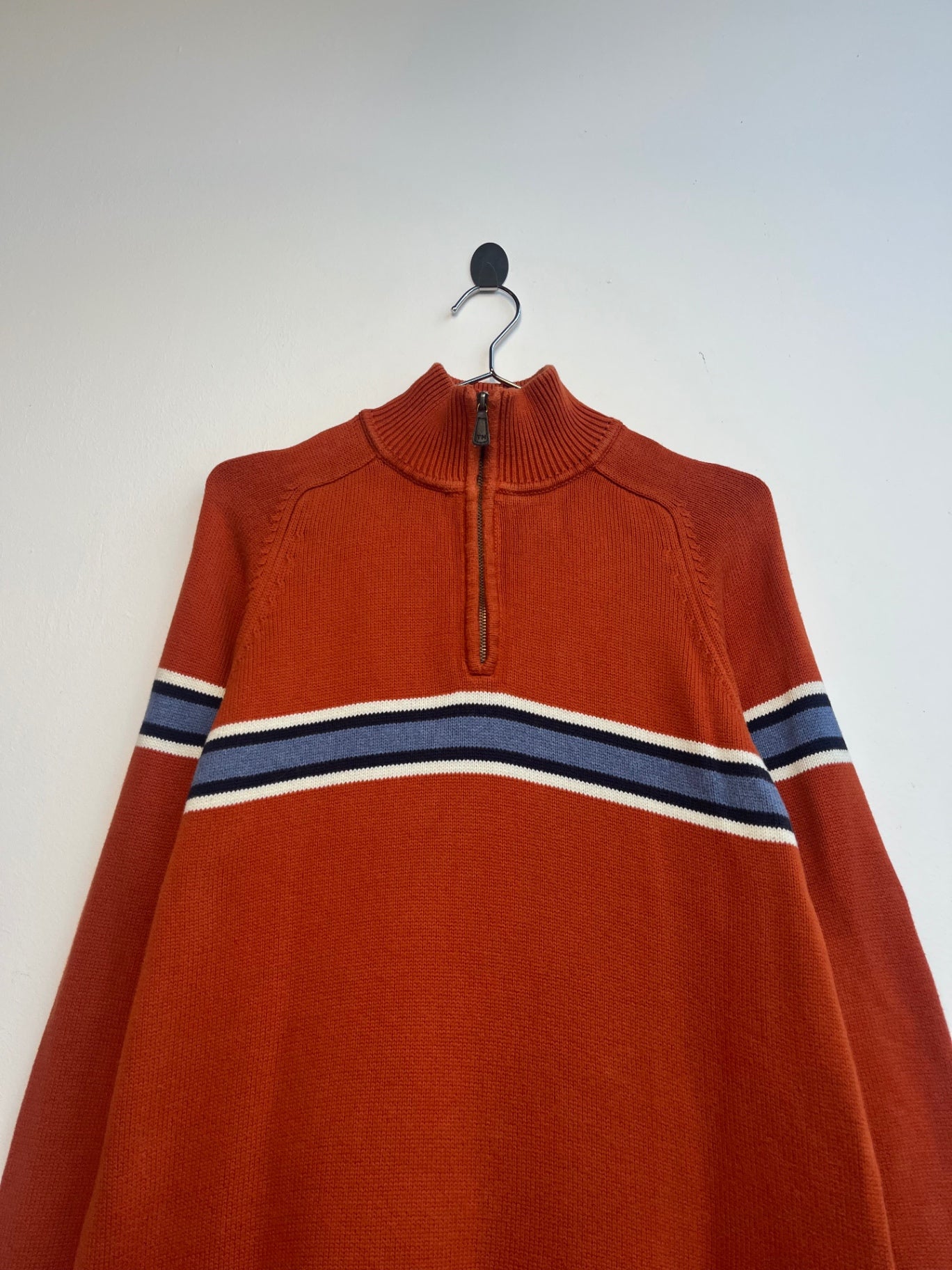 Tommy Hilfiger Orange Quarter Zip