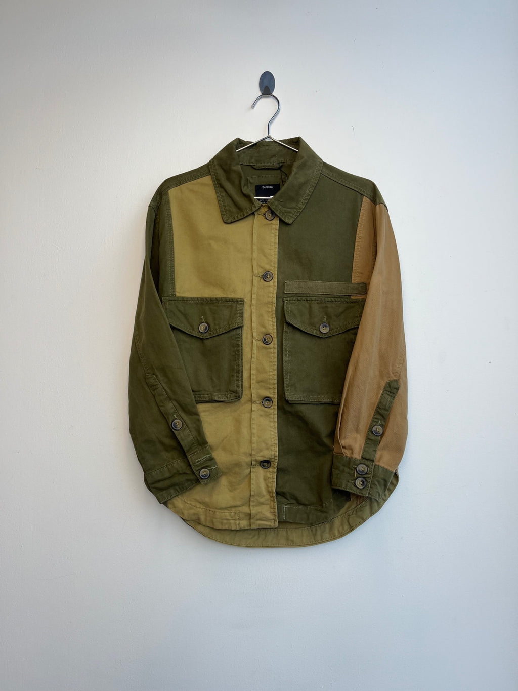 Bershka Green Shacket