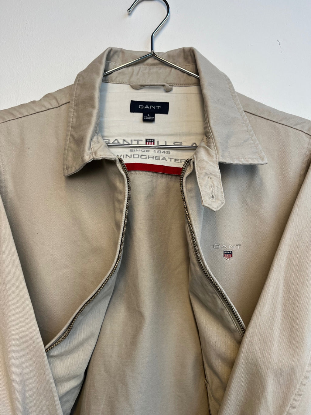 Gant Beige Harrington Jacket