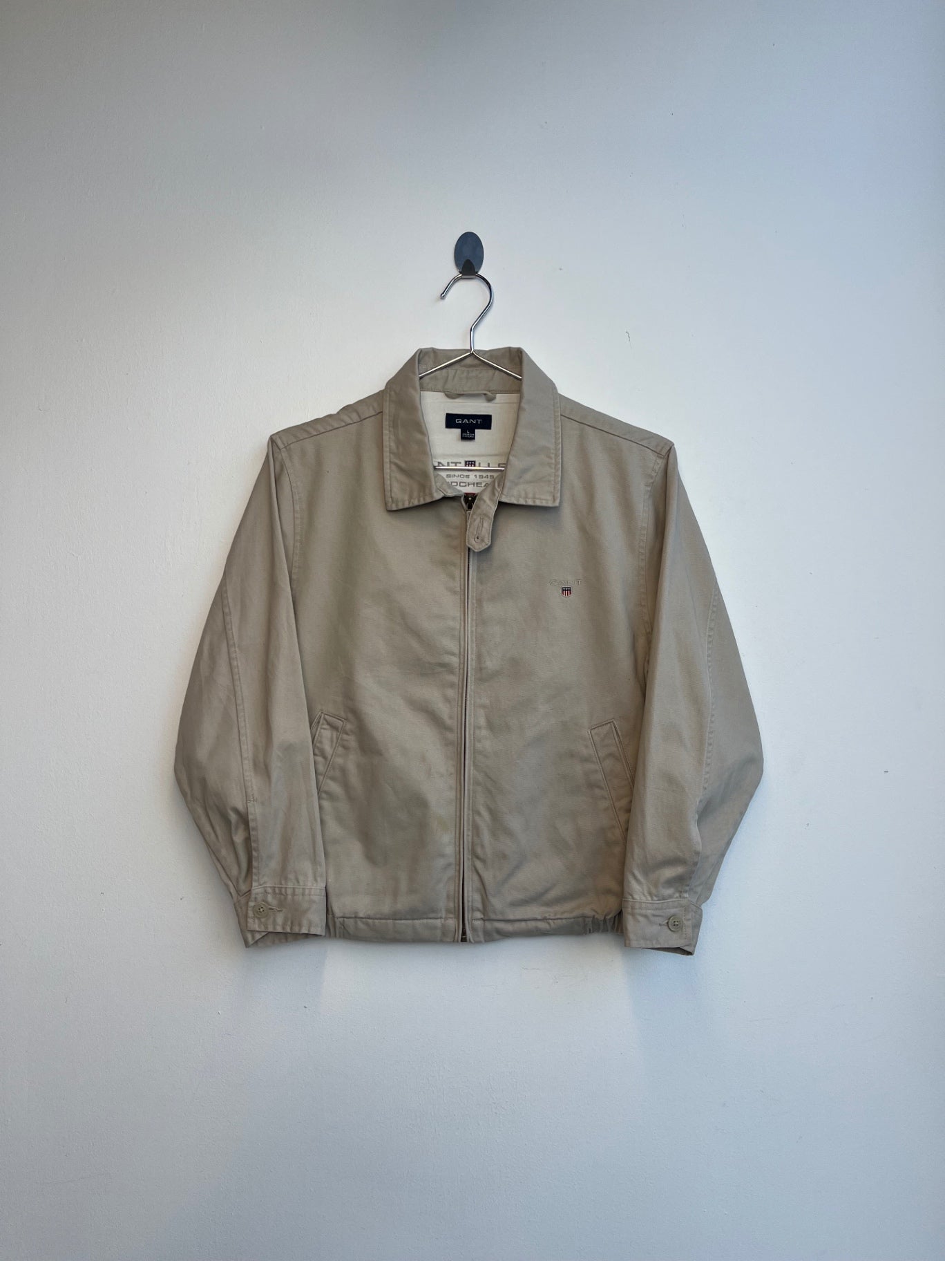Gant Beige Harrington Jacket